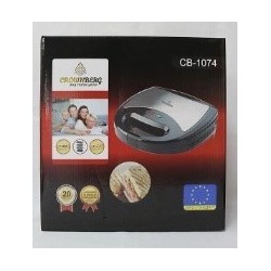 Гриль, бутербродница 4в1 Crownberg CB-1074 со съемными формами