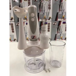 Блендер PROMOTEC PM 586, погружной, с насадками, 2 скорости, 300 Вт, 3 В 1