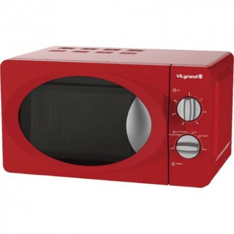 Микроволновая печь СОЛО VILGRAND VMW 7204 красная (20л, 700Вт, мех)