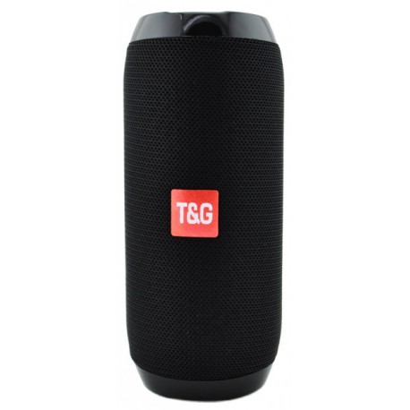 Портативная Bluetooth колонка T&G 117, влагостойкая c функцией громкая связь, FM радио, черная