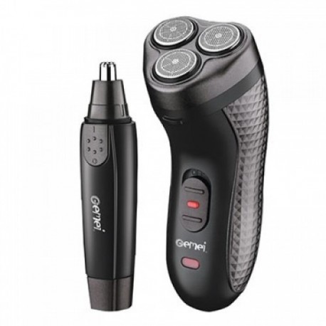 Мужская электробритва и триммер для носа Gemei GM-7113