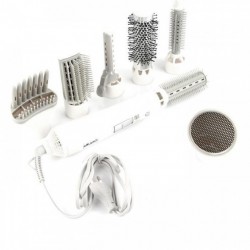 Стайлер многофункциональный прибор для укладки волос 8 в 1 Gemei Hot Air Styler GM-4832 с насадками 1000Вт