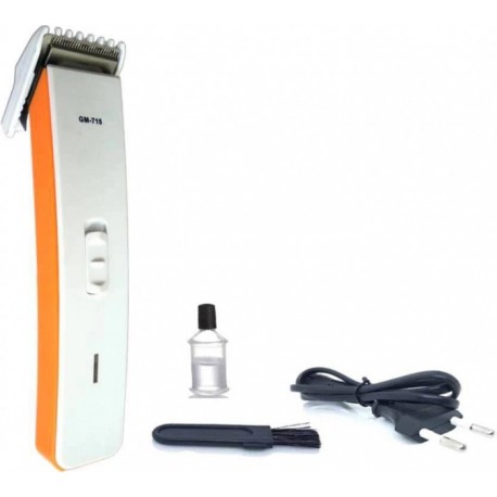 Компактный триммер машинка для стрижки и бороды Gemei GM 715