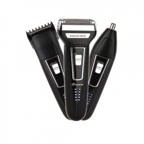 Набор для стрижки волос бритья бороды носа ушей 3 в 1 Gemei PRO Original GM-598
