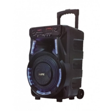 Колонка на аккумуляторе с микрофоном ZPX ZX-7773/80W (USB/Bluetooth/FM)
