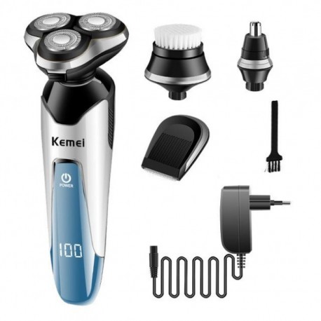 Электробритва Kemei Km-5390 Аккумуляторная Электрическая бритва 4 В 1