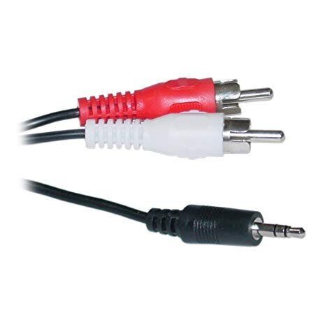 Р407 Кабель аудио 3.5 jack-2RCA 1.5м (пакет)